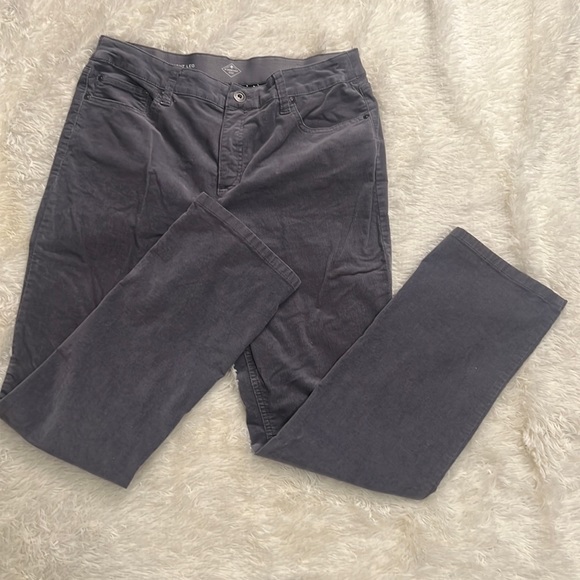 St. John's Bay Pants - St Johns Bay Womens Corduroy Pants - Gray